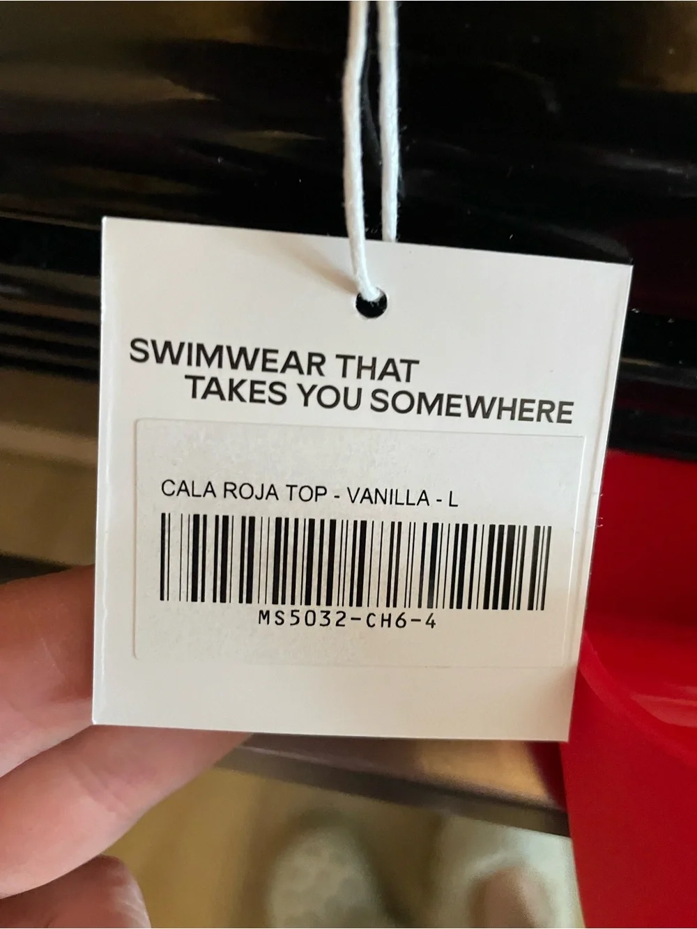 NWT Monday Swimwear Vanilla Crinkle Bikini Top